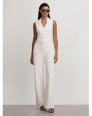PAIGE Cotton Jumpsuit - White