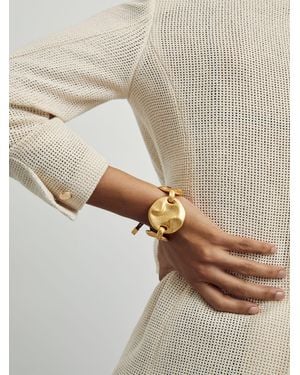 Reiss Ona - Gold Tone Ona Sculpted Disc Cord Bracelet, One - Natural