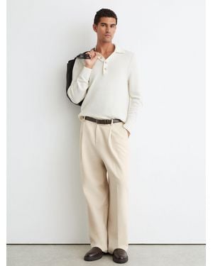 Reiss Atwell - Stone Pants, 30 - Natural