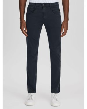 Replay Slim Fit Garment Dyed Jeans - Blue