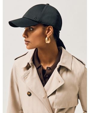 Reiss Logo-Embroidered Baseball Cap - Black
