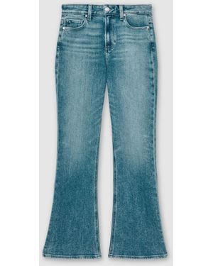 PAIGE Petite High Rise Bootcut Jeans - Blue