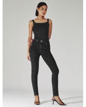 Reiss Cotton Skinny Jeans - Black