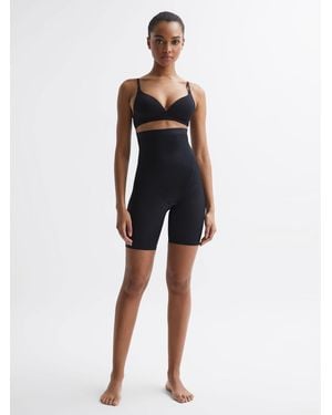 Spanx Shapewear Firming High-Waisted Mid-Thigh Shorts - Black