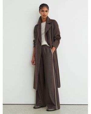 Reiss Petite Mélange Side-Stripe Wide-Leg Pants - Multicolor