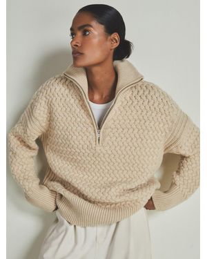 Les 100 Ciels Stone | S Wool And Cashmere Sweater - Natural