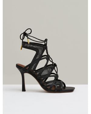 Reiss Kimberly Heels Leather Plain - White