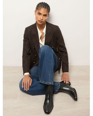 Reiss Leather Chelsea Boots - Black