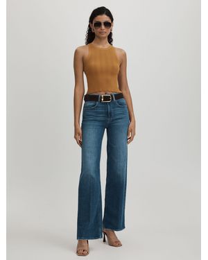 GOOD AMERICAN Ribbed Vest - Blue