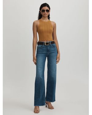 GOOD AMERICAN Ribbed Vest - Blue