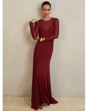 knee length dresses for ladies Reiss Rene Hybrid Midi Dress