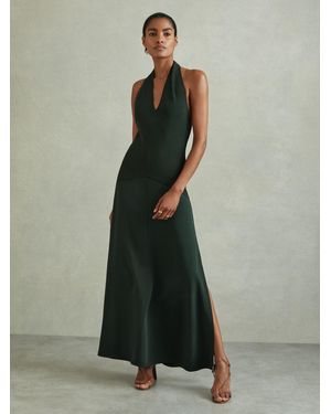 【海外限定】REISSドレス☆Rene Hybrid Knit Midi Dress in Navy Reiss Hybrid Knit Midi Dress in Navy - REISS