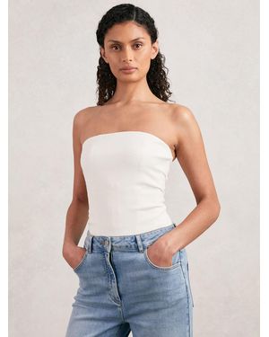 GOOD AMERICAN Crystal Corset Bodysuit - Blue