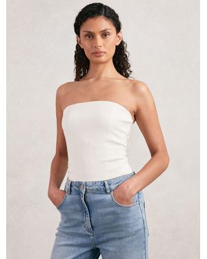 GOOD AMERICAN Crystal Corset Bodysuit - Blue