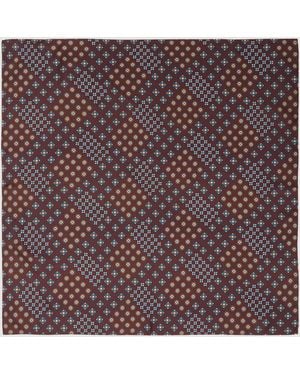 Reiss Nina - Burgundy Silk Printed Neck Tie, One - Purple
