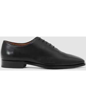 Reiss Mead - Black Leather Lace-up Shoes, Us 8 (uk 7)