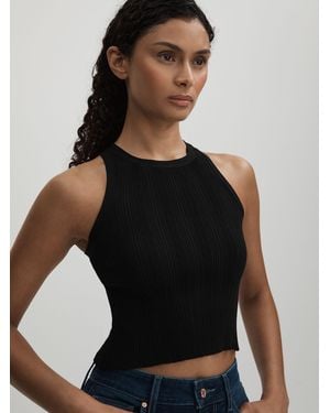 GOOD AMERICAN Ribbed Vest - Black