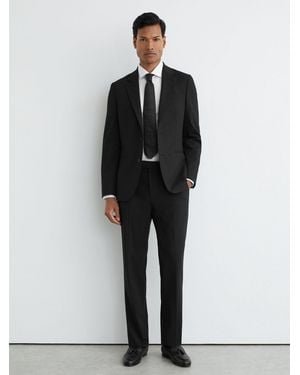 Reiss Tailored Fit Suit Pants - Black