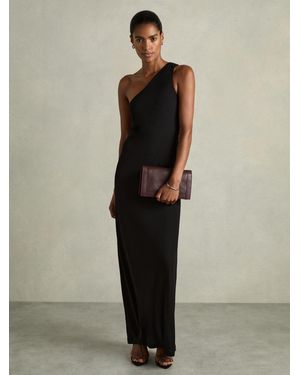 【海外限定】REISSドレス☆Navy/Black Elia Asymmetric Draped J Buy Reiss Navy/Black Elia Asymmetric Draped Jersey Dress