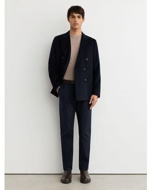Reiss Cotton-Stretch Slim-Fit Chinos - Blue
