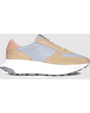 Unseen Footwear Suede Mesh Sneakers - White