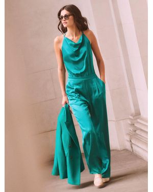 Reiss Malia Jumpsuit Pritned - Blue