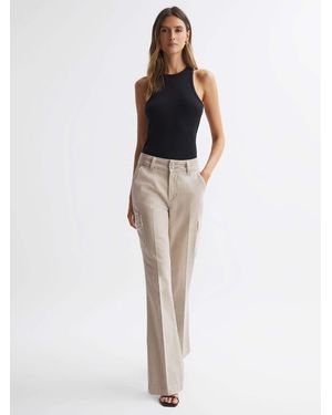PAIGE Dion Flared Cargo Pants - Multicolor