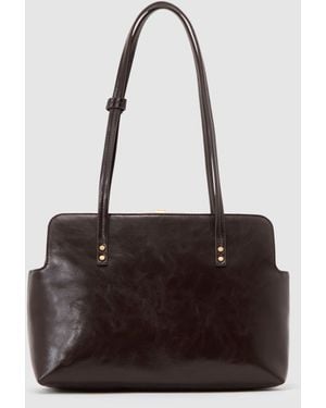 Reiss Cecily - Burgundy Bag, One - White