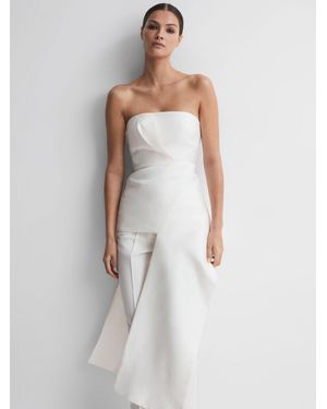 Acler Wilson Top Linen Plain - White