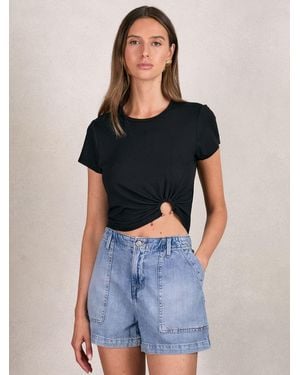 GOOD AMERICAN Stretch Top - Blue