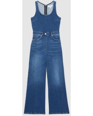 Reiss Kaia Utility Jumpsuit in Blue | Lyst