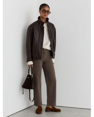Reiss Mid-Rise Straight-Leg Jeans - Multicolor