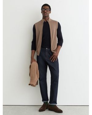 Reiss Wool Zip-Through Gilet - Multicolor