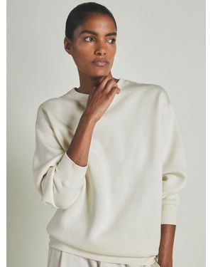 Les 100 Ciels S -Blend Jersey Sweatshirt - Natural