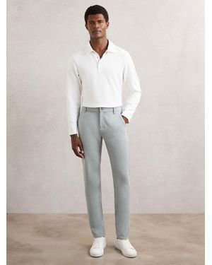 PAIGE Slim-Fit Stretch Pants - White