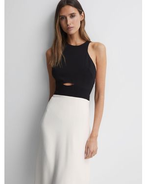 【海外限定】REISSドレス☆Andressa Twist Neck Cut Out Midi Dr REISS Andressa Twist Neck Cut Out Midi Dress | endource