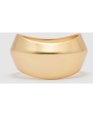 Reiss Talia Twist Bangle Bracelet - Natural