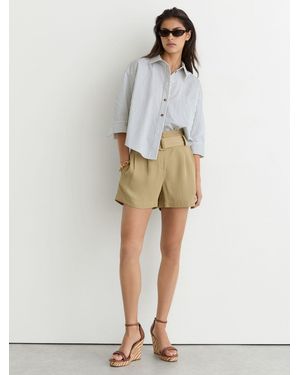 Reiss Hazel - Natural Leather Zebra-wedge Sandals, Us 9 (uk 7)
