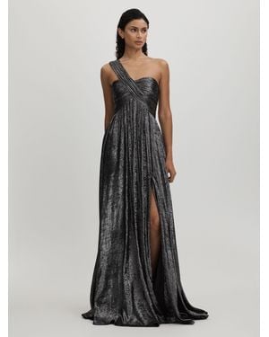 AMUR One Shoulder Maxi Dress - Black