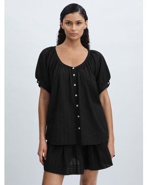MILLE Naomi Top Textured - Black