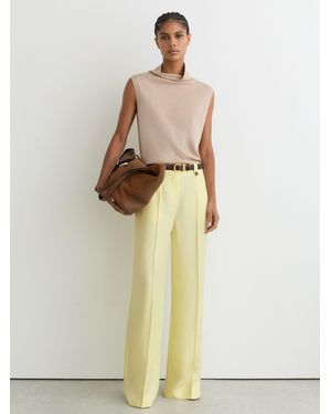 Reiss Wide-Leg Suit Pants - White