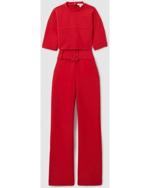 Reiss Nybg Kinsley Floral-Print Wide-Leg Woven Jumpsuit in