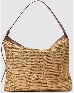 Reiss Vigo - Natural Raffia-effect Tote Bag, One