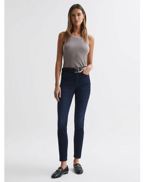 GOOD AMERICAN Mid Legs Sculpting Skinny Jeans - Blue