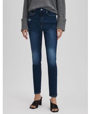 GOOD AMERICAN Always Fits Cropped Skinny Jeans - Blue