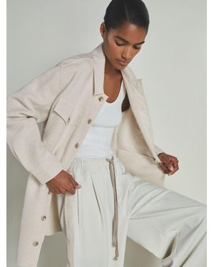 Les 100 Ciels S Boiled-Wool Bouclé Overshirt - Natural