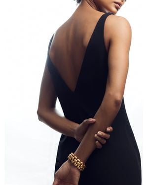 Reiss Darcy - Gold Tone Darcy Dome Link Bracelet, One - Blue