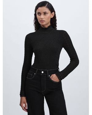 PAIGE Stephanie Top Top Knit - Black