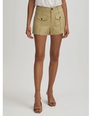 PAIGE Brittane Shorts Linen Plain - Green