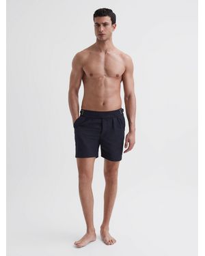Hemingsworth Kulbir Gurka Swim Shorts Cotton Plain - Blue